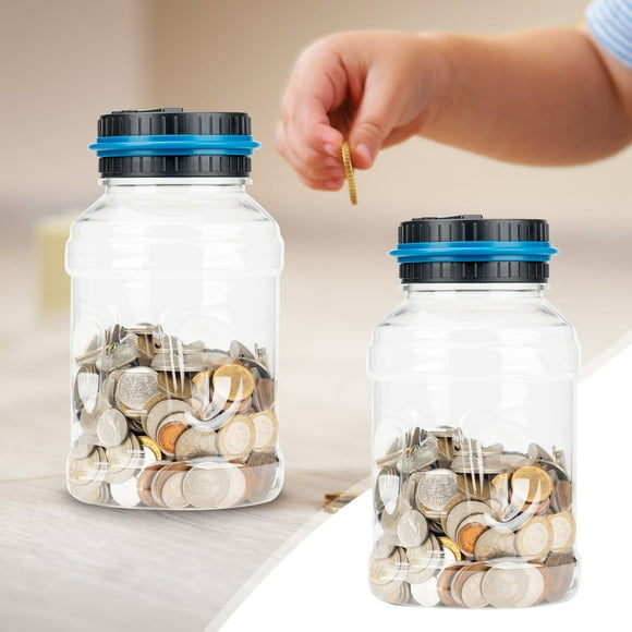 Toys Games Kids,Christmas Decorations,Baby Toys Clearance,US DollarMoney Jar Digital Counting Jar Multi-Litre Capacity Coin Counter with LCD CounterChildren's Coin Jar Designed for Storing Change