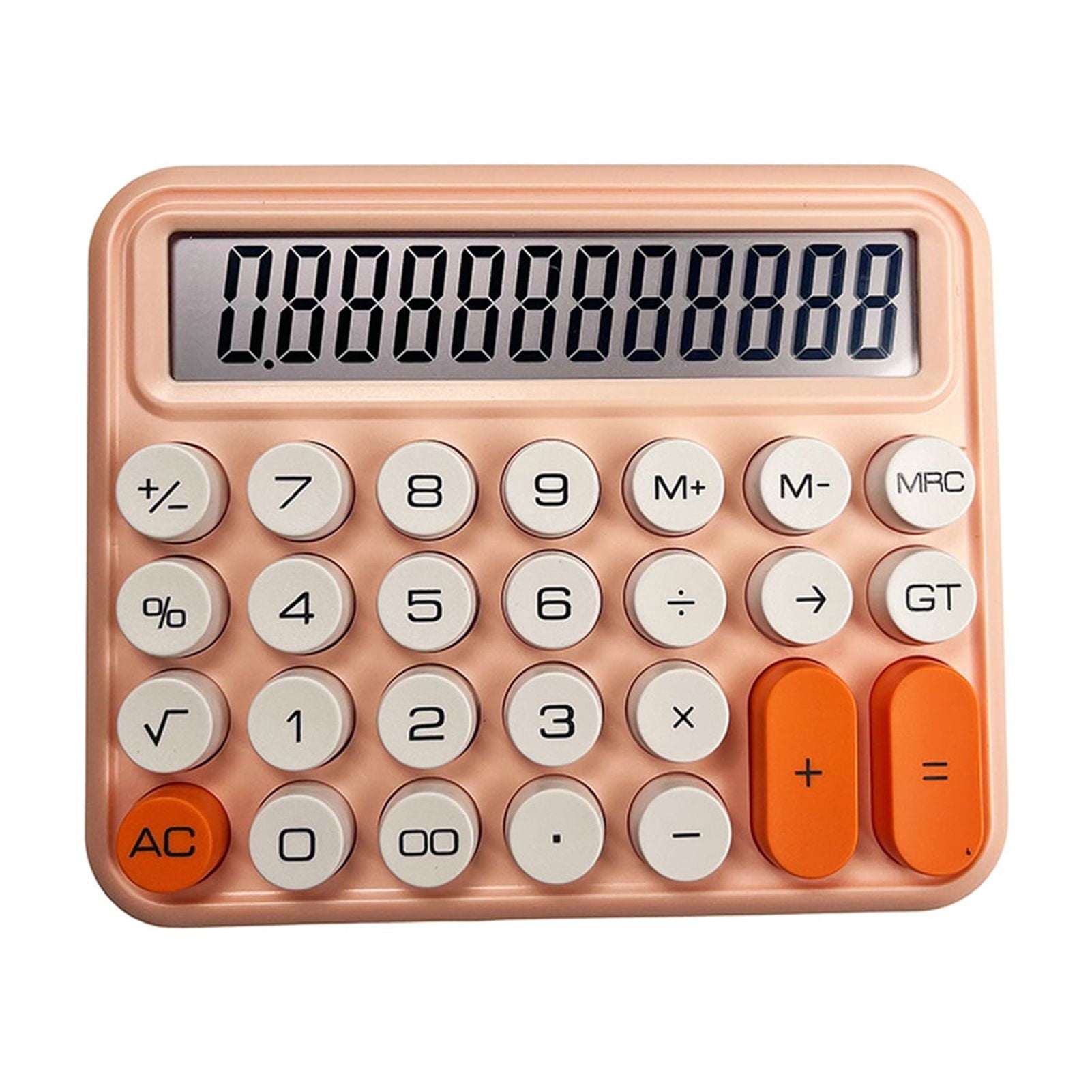 Mini Calculatrice De Poche 8 Chiffres - Double Alimentation Solaire Et Pile - Couleurs Vives
