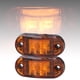thumbnail image 4 of Lámpara De Marcador Lateral Luz Indicadora Indicadora De Giro Led Luz Trasera 10-30V 2LED Side Marker Light Lámpara De Señal De Giro De Alto Brillo Para Automóviles Camiones, 4 of 7
