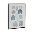 thumbnail image 4 of Kate and Laurel  Abstract Coastal Blue Coral Framed Wall Art by The Creative Bunch Studio, 16x20 Black, Modern Soft Beach Art for Wall, 4 of 7