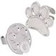thumbnail image 1 of 2 piezas Mini soporte para esmalte de uñas, anillos de paleta para decoración de uñas, anillos para dedos de paleta de uñas, Plata, 1 of 1