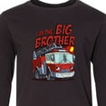 thumbnail image 4 of Inktastic Big Brother Fire Truck Long Sleeve Youth T-Shirt, 4 of 5