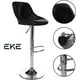 thumbnail image 2 of Banco Alto Respaldo Barra Desayunador Cocina Giratorio Negro EKE Life Home  8130, 2 of 2