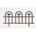 thumbnail image 2 of Jumbl Solar-Lit Wrought Iron Style Garden Fence (4 Panels), 2 of 2