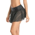 thumbnail image 5 of Charmo Womens Swimming Skirt Build-in Bries Hollow Out Bikini Bottom Solid Color, 5 of 8
