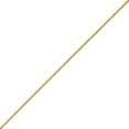 thumbnail image 2 of 10K Yellow Gold 1.1mm Solid Diamond Cut Franco Chain Necklace (22"), 2 of 4
