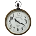 thumbnail image 1 of Yosemite Home Decor 5140016 Kensington Station Pocket Watch Style Wall Clock, 1 of 1