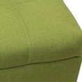 thumbnail image 6 of Magshion Rectangular Storage Ottoman Bench Tufted Footrest Lift Top Pouffe Ottoman, Coffee Table, Seat, Foot Rest, and more 42'', Linen Olive, 6 of 7