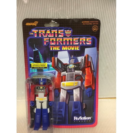 Transformers The Movie Fallen Leader Optimus Prime Reaction Figure - Full Color