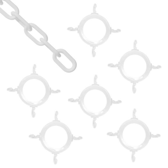 White Cone Chain Connector Kit (6 Pk)