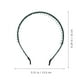 thumbnail image 4 of EeaseMX 8 piezas elegantes para diademas de metal de la banda de pelo cubierto de tela con dientes para mujeres hombres, 4 of 7