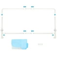 thumbnail image 2 of Mesh Safety Baby Bed Rails, 70 Inches, Blue, 2 of 15