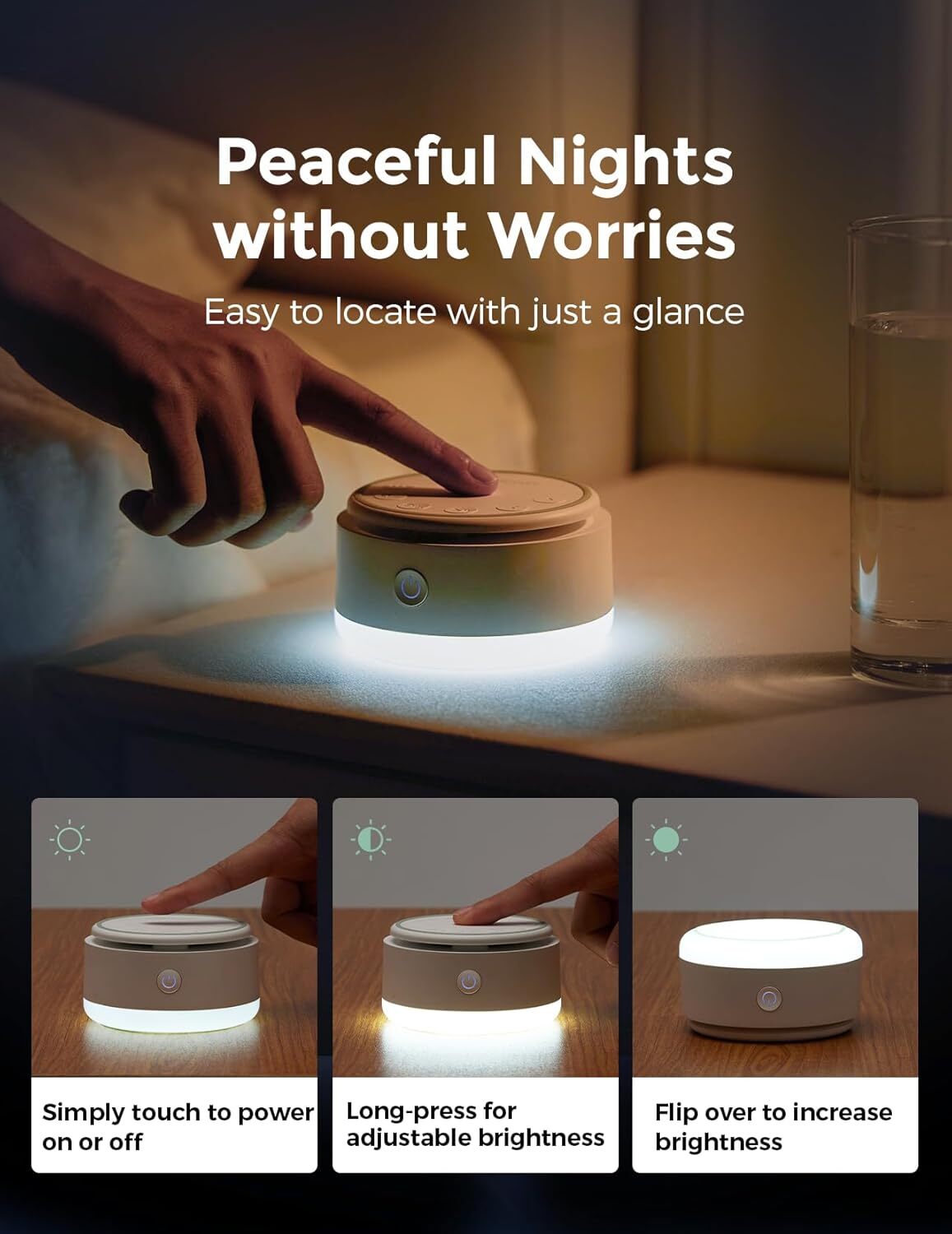 Momcozy Sound Machine for Baby with Touch Light photo 6