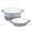 Grey, variant on Cast iron Dutch oven with frying pan lid, 2-in-1 cast iron bread and frying pan cookware, double handle design, suitable for baking bread, frying, camping, 5 quarts