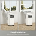 thumbnail image 5 of KISSAIR Portable Air Conditioner, 8000 BTU Ashrae, 4-in-1 Portable AC Cooler, Dehumidifier& Fan Mode, Remote Control,  Floor Standing AC up Cooling to 350 Sq.ft, 5 of 7
