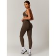 thumbnail image 3 of IDOPIP Workout Sets for Women Seamless Butt Lifting Leggings Halter Sports Bra Scoop Neck Backless Yoga Outfit 2 Piece Gym Running Outfits, 3 of 6
