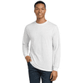 thumbnail image 5 of American Apparel Fine Jersey T-Shirt for Men, Long Sleeve Adult Relaxed fit Tee, White, 2XL, 6-Pack, 5 of 7