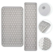 FRCOLOR  2 Pcs Draining Dish Rack Tray Plate Easy to Clean