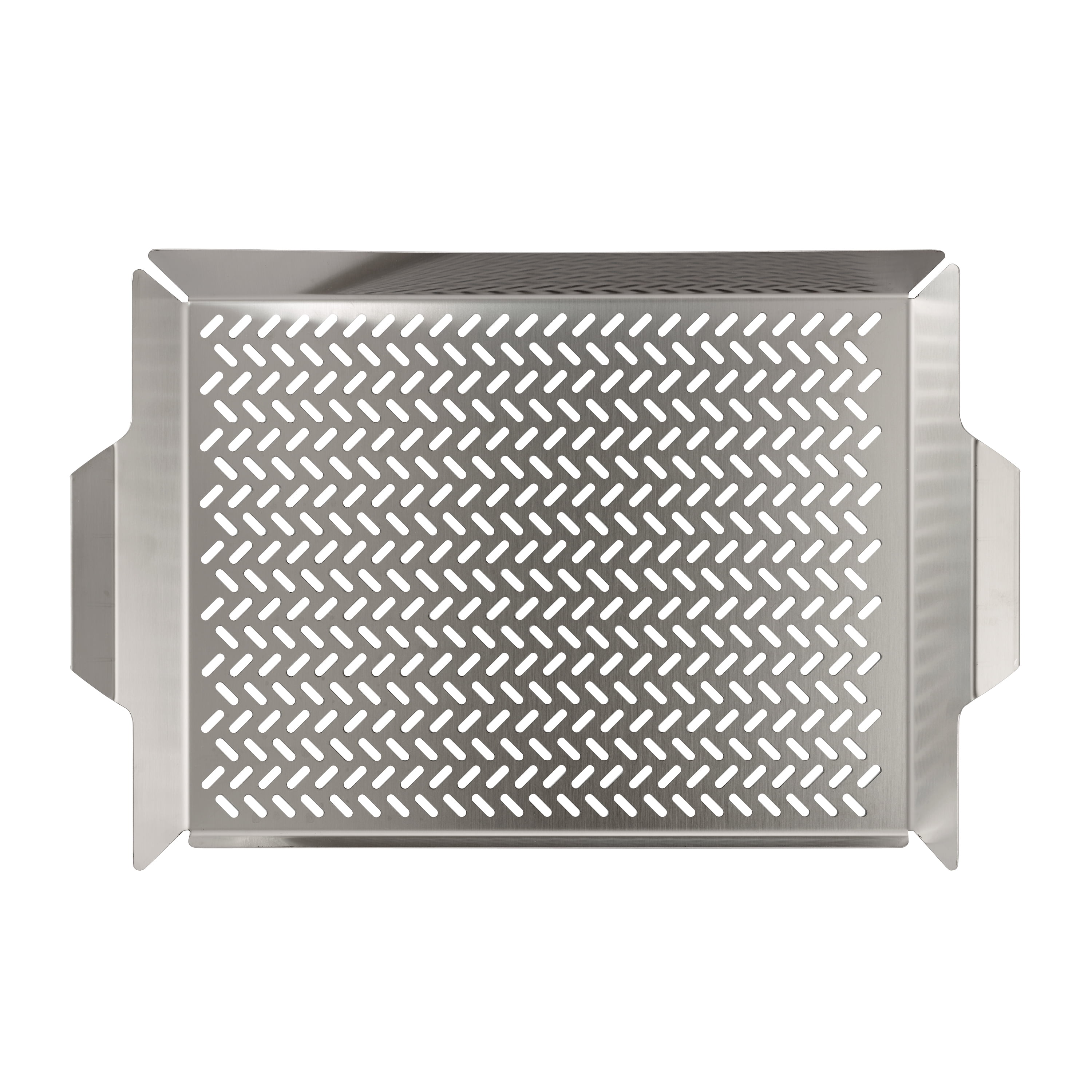 Tramontina Churrasco BBQ Large Stainless Steel Perforated Outdoor Grill Pan with Side Handles, BBQ Roasting Pan, Dishwasher-Safe