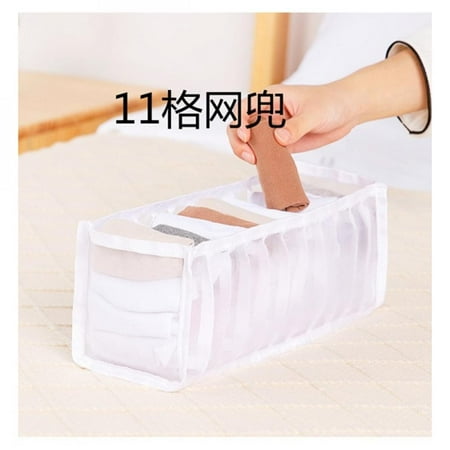 

SweetCandy Underwear Organizer Sock Drawer Organizer Bra Organizer Divider Folding Closet Storage Box Small Dresser Organizer for Underwear Socks Clothes Stockings Handkerchiefs Ties and Bras