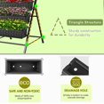 thumbnail image 4 of 4FT Vertical Raised Garden Bed, 5 Tiers Elevated Planter Box for Herbs Vegetables Flowers, Graden Vertical Planter with Drainage System for Patio Balcony Garden Outdoor Indoor Plants (Black), 4 of 9