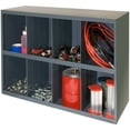 thumbnail image 2 of Durham 396-95 12 in. Steel 8 Opening Bin for Small Part Storage, Gray, 2 of 3