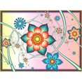 thumbnail image 1 of Drill Diamond Painting (DF4555) 5D DIY Kit de bordado de punto de cruz completo (Flower05) 45x60cm FLhrweasw Nuevo, 1 of 1