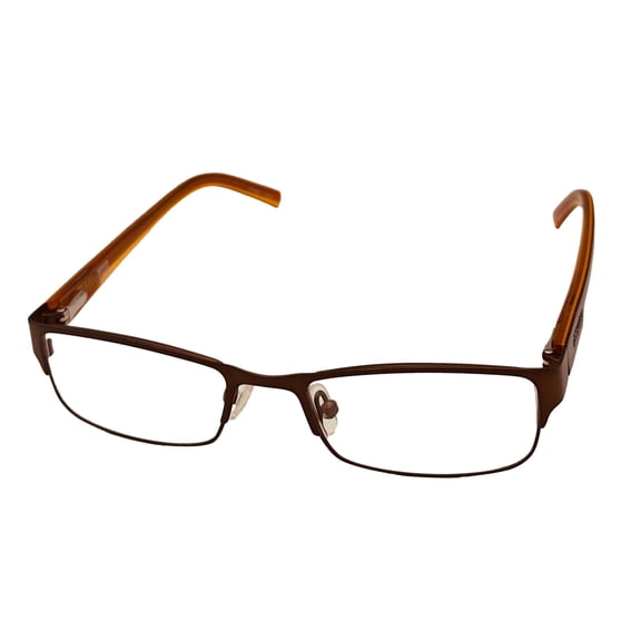 Converse Big Kids Brown Ophthalmic Soft Rectangle Metal Frame K009 48mm