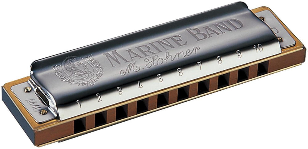 Hohner 1896 Marine Band Diatonic Harmonica Key of Natural F# Minor