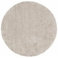 thumbnail image 2 of SAFAVIEH Venus Elijah Solid Plush Shag Area Rug, Taupe, 6'7" x 6'7" Round, 2 of 6