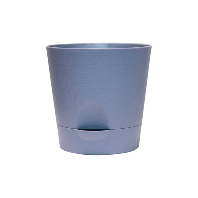 Yuarrent Maceta para plantas con Control de raíces, maceta de plástico suculenta, macetas de jardín, maceta grande transpirable, orificio de Jardín y Patio gris violeta
