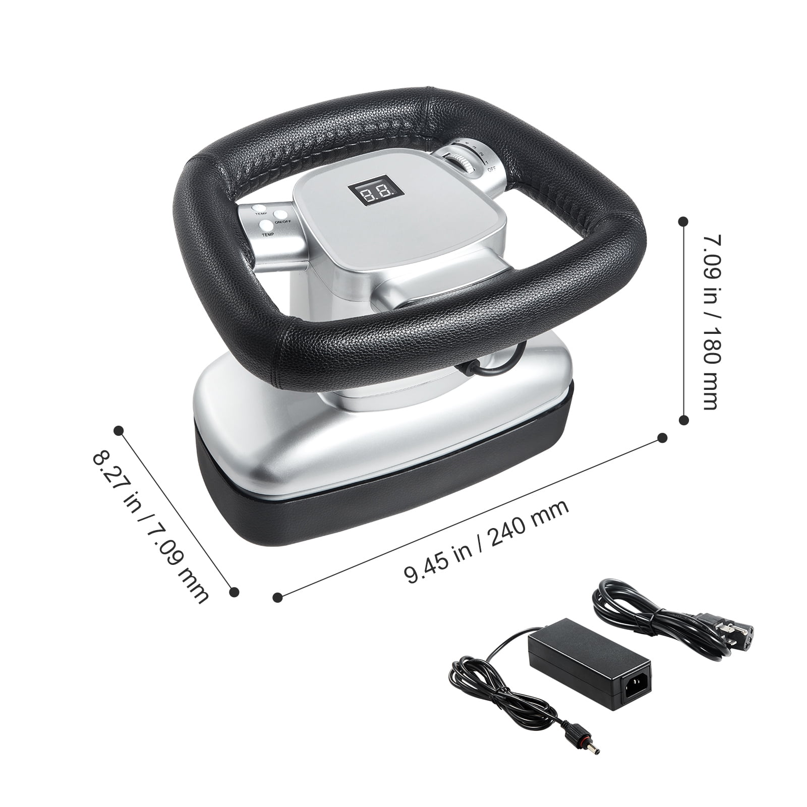 KFFKFF Handheld Chiropractic Massager, Adjustable Speed 400-4600rpm, Professional Vibrating Device for Back, Neck, and Shoulder Muscle Relaxation