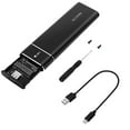thumbnail image 1 of SharkTRUE Dual Protocol M SSD Case M. NVMe SATA SSD Enclosure Adapters Gbps USB . F, 1 of 8