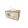thumbnail image 2 of Singing Wood SWR20BT Retro Vintage Wood AM/FM/Bluetooth Radio - Beech Wood, 2 of 3
