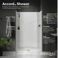 thumbnail image 3 of Sterling 72250100 Accord 42" X 37-1/4" X 77" Vikrell Shower - White, 3 of 6