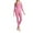 Hot Pink, variant on Dagegui 2 Piece Womens Thermal Underwear Set Long Sleeve Crewneck Tops Solid Color Pullover Shirts and Pants Matching Sets Fall Winter Soft Comfy Homewear Hot Pink L