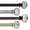 Black, variant on Brielle 1" Single Curtain Rod, 160-240 inches- Light Gold