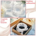 thumbnail image 4 of Aellinatey Bridesmaid Bracelet Artificial Pearl Bracelet Bridal Party Beaded Bracelets, 4 of 9