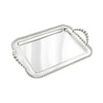 thumbnail image 5 of Fancyes Rectangle Serving Tray Food Tray,Multipurpose,Tea Cup Tay Decorative Tray Vanity Tray for Office Coffee Table Kitchen Bedroom Argent, 5 of 8