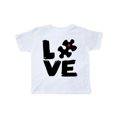 

Inktastic Autism Awareness Puzzle of Love Gift Toddler Boy or Toddler Girl T-Shirt