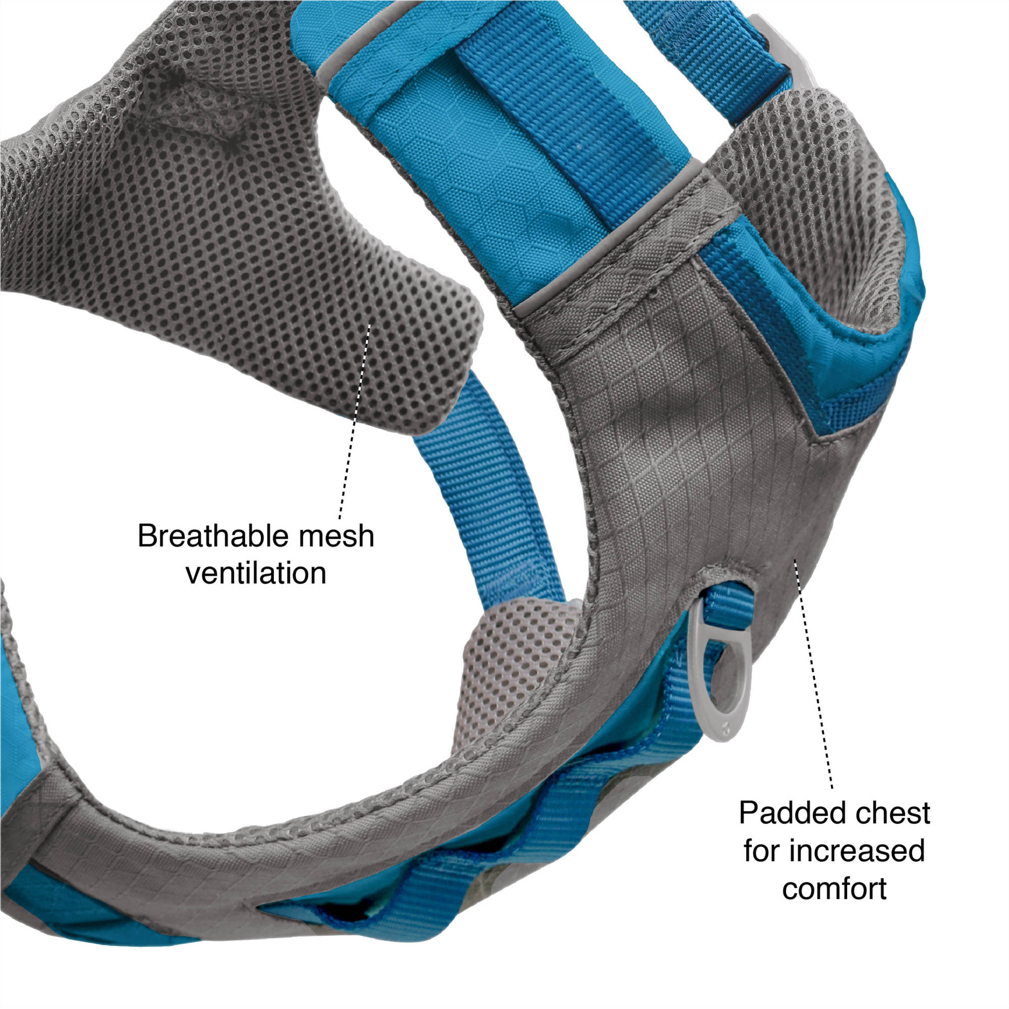 Kurgo Journey Air Dog Harness, Medium Orange photo 3