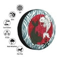 thumbnail image 5 of ZNDUO Carp Exotic Pattern Spare Tire Cover, Universal Fit for Jeep Trailer RV SUV Camper Vehicle Waterproof Dust Tire Cover 17 inch, 5 of 8