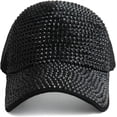 thumbnail image 4 of YooGuoGuo Women Bling Rhinestone Baseball Cap Unisex Trucker Mesh Hollow Summer Sports Sun Visor Cap Outdoor, 4 of 5