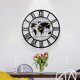 thumbnail image 4 of Mapa creativo Reloj de pared decorativo de hierro forjado, 4 of 4