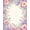 Pink, Pattern 1, variant on ODIKA 4'x6' Machine Washable Non-Slip Area Rug, Whimsical Floral Pastel Palette High Traffic Rug, Pink, 205679