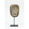 thumbnail image 5 of Antique Age Stone Shaman Head Mask on Stand Statue Hand Carved Sculpture Handmade Figurine Gift Home Decor Accent Handcrafted Decoration, 5 of 5