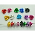 thumbnail image 7 of U8MO 200 Aluminum Metal Rose Flower Beads 8mm Colour Choice Jewelry Making-Golden, 7 of 7