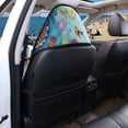thumbnail image 4 of Garronmavis Water-Resistant Front Car Seat Towel Cover Breathable Non-Slip Stretchable Universal Fit for Post Workout Travel Fits Cars SUV Trucks Sedan Van Butterfly Floral, 4 of 8