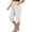 *White, variant on VBVC Women's Plus Size Cotton Linen Capri Pants , Side Button Summer Shorts For Women , Ladies' Drawstring Lounge Pants with Pockets, Army Green , L-5XL