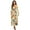 Mushroom Art Flower, variant on FKELYI Womens Fall Maxi Dress Retro Flower Print V-Neck Long Sleeve Casual Dress with Pocket A-Line Flowy Tiered Dresses for Spring Winter, S
